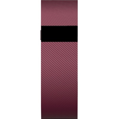Fitbit CHARGE Smart Band - Burgundy Body Color - Stainless Steel Body Material - Elastomer Band Material - Accelerometer, 