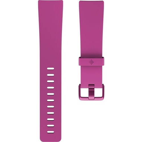 Fitbit Classic Adjustable Smartwatch Band - Small (S) - Mulberry - Elastomer, Aluminium