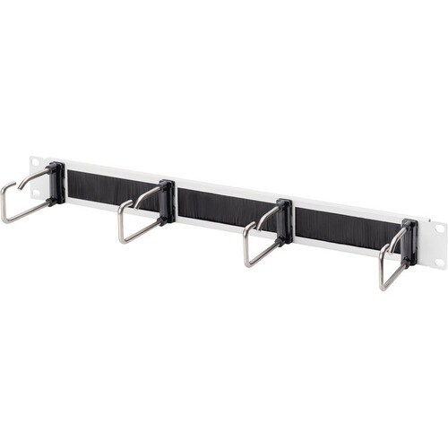 Digitus Cable Routing - Light Grey - 1 Pack Pack - Cable Management Panel - 1U Rack Height x 19" Panel Width - Steel
