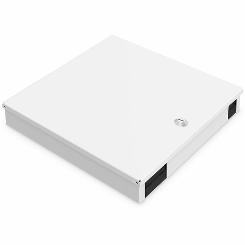 Digitus Mounting Box for Fiber Optic Coupler, Fiber Optic Cassette, Splice Cassette - Grey - Sheet Steel, Cold Rolled Stee