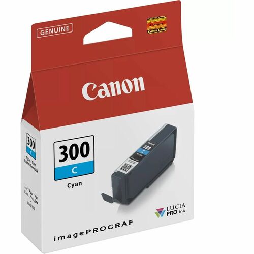 Canon PFI-300 Original Inkjet Ink Cartridge - Single Pack - Cyan - 1 Pack - 735 Pages