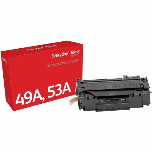 Xerox Everyday Laser Toner Cartridge 49A, 53A - Black - 1 / Pack - 3000 Pages