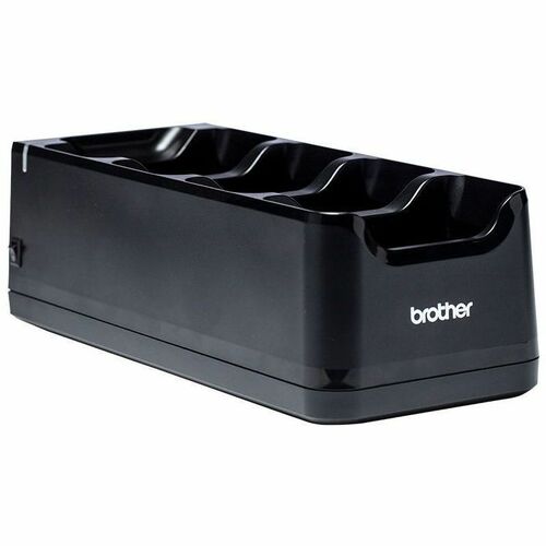 Brother PA-4CR-002 Dock Cradle für Mobiler Drucker - 4 Steckplatz/-plätze - Ladefunktion - Schwarz