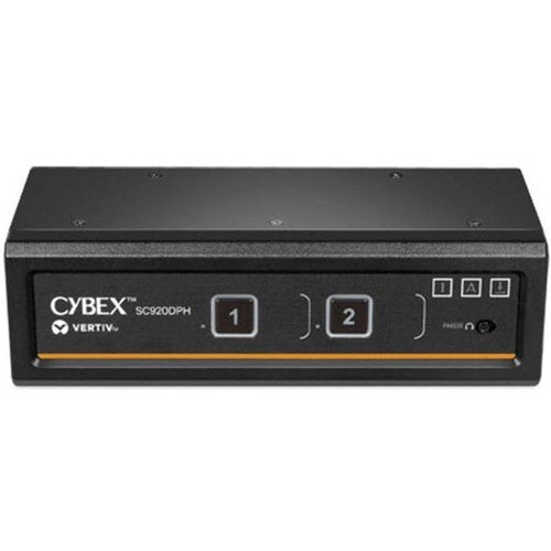 Vertiv Cybex SC900 Secure KVM | Dual Head | 2 Port Universal DisplayPort | NIAP version 4.0 Certified - Secure Desktop KVM