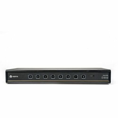 Vertiv Avocent Cybex SC900 Secure Desktop KVM Switch, Dual Head Monitor, 8 Port, Common Access Card, NIAP Version 4.0, TAA