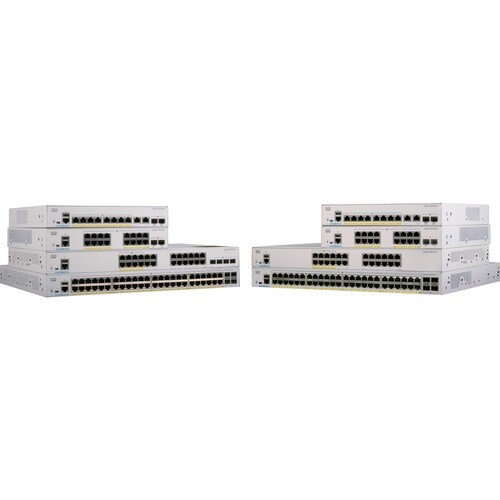 Cisco Catalyst 1000 24 Ports Manageable Ethernet Switch - 2 Layer Supported - Modular - Twisted Pair, Optical Fiber - 1U -