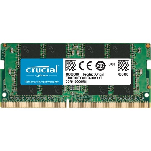 Crucial RAM Module for Notebook - 16 GB (1 x 16GB) - DDR4-3200/PC4-25600 DDR4 SDRAM - 3200 MHz - CL22 - 1.20 V - Non-ECC -