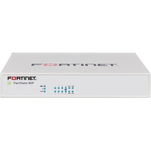 Fortinet FortiGate FG-80F Network Security/Firewall Appliance - 8 Port - 1000Base-T, 1000Base-X - Gigabit Ethernet - 1.25 