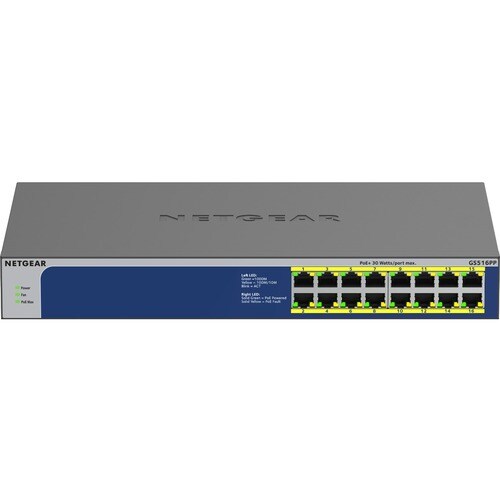 SWITCH GIGABIT 16 PORTS 260W