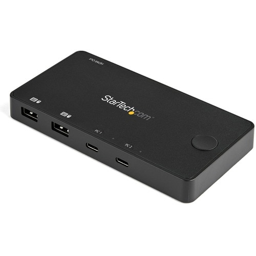 StarTech.com KVM-Switchbox - 2 Computer - 3840 x 2160 - 4 x USB - 1 x HDMI - Desktop