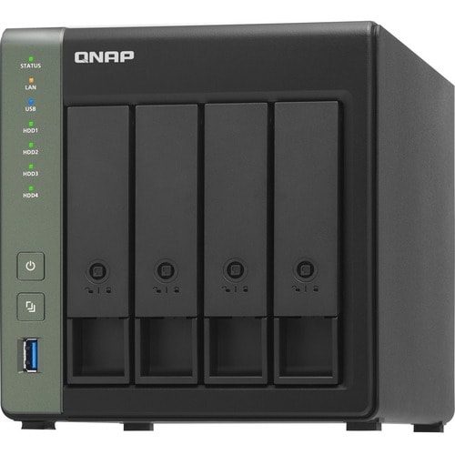 QNAP TS-431X3-4G 4 x Total Bays SAN/NAS Storage System - 512 MB Flash Memory Capacity - Annapurna Labs Alpine AL-314 Quad-