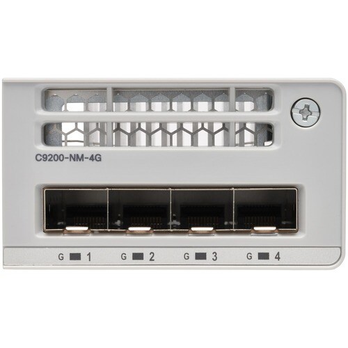 Cisco Catalyst C9200-NM-4G Expansion Module - For Data Networking - Gigabit Ethernet - 1000Base-X - 4 x Expansion Slots