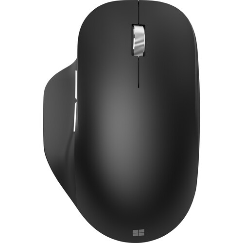 Microsoft Bluetooth Ergonomic Mouse for Business - Optical - Wireless - Bluetooth - 2.40 GHz - Matte Black - 1 Pack - Scro