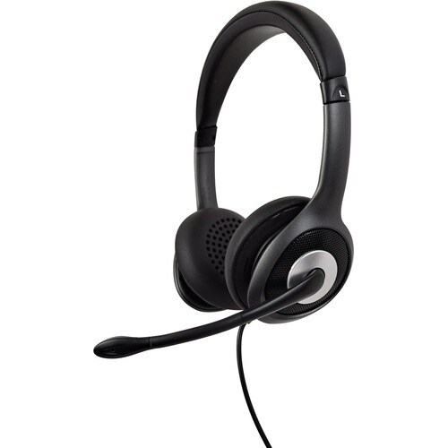 Casque V7 Deluxe HU530C - Filaire - Design Sur tête - Stéréo - Couleur Noir, Gris - Binaural - Circumaural - 32 Ohm - Fréq