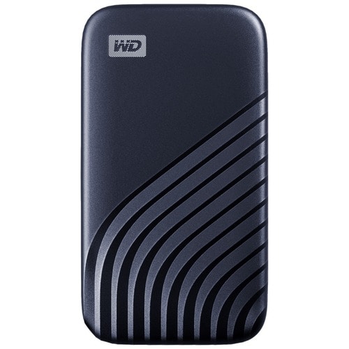 WD My Passport WDBAGF0010BBL-WESN 1 TB Portable Solid State Drive - External - Midnight Blue - Desktop PC Device Supported