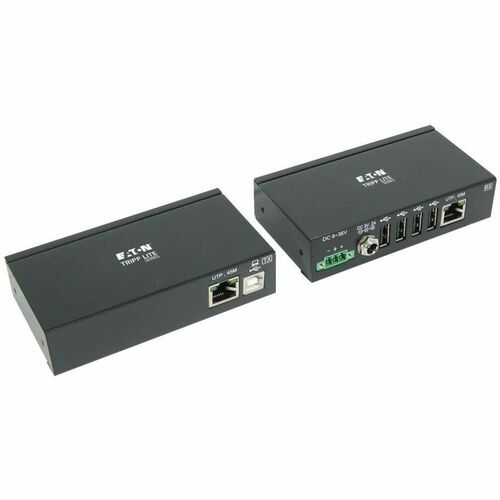 USB OVER CAT5/CAT6 EXTENDER KIT 4PORT INDUSTRIAL USB 2.0 W ESD