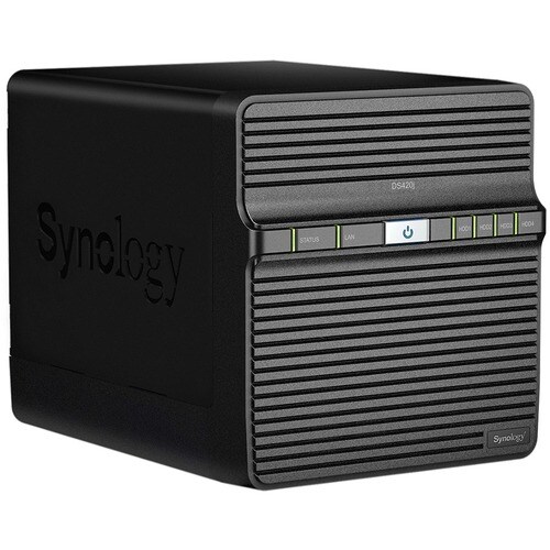 Synology DiskStation DS420j SAN/NAS Storage System - RTD1296 Quad-core (4 Core) 1.40 GHz - 4 x HDD Supported - 64 TB Suppo