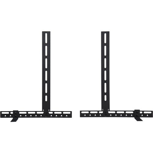 AVF Mounting Bracket for Sound Bar Speaker - Metallic Black - 22 lb Load Capacity