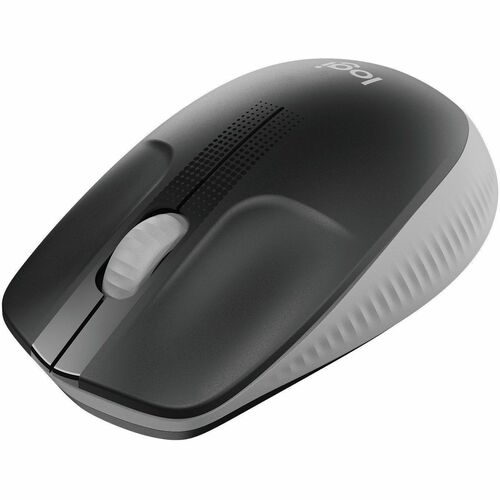 Logitech M190 Full-size Mouse - Mid Gray - Wireless