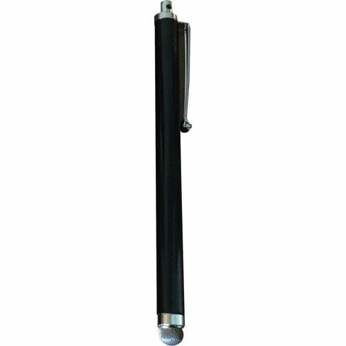 Zebra Stylus - 3 - Capacitive Touchscreen Type Supported - Passive - Replaceable Stylus Tip - Stainless Steel, Brass - Black