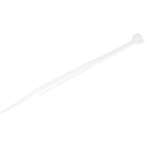 StarTech.com 4"(10cm) Cable Ties, 7/8"(22mm) Dia, 18lb(8kg) Tensile Strength, Nylon Self Locking Zip Ties, UL Listed, 100 