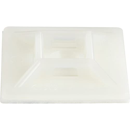 StarTech.com 100 Pack Cable Tie Mounts with Adhesive Tape for 0.21in (5.5mm) Wide Ties - Nylon/Plastic Zip Tie Mounts - 94
