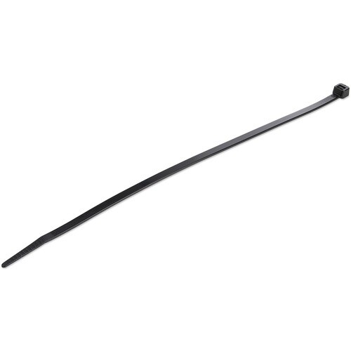 StarTech.com 1000 Pack 10" Cable Ties - Black Extra Large Nylon/Plastic Zip Ties Adjustable Network Cable Wraps UL TAA - C