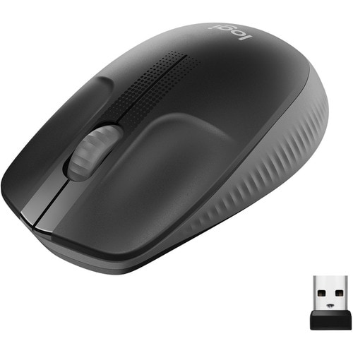 Logitech Wireless Mouse M190 - Full Size Ambidextrous Curve Design, 18-Month Battery with Power Saving Mode, Precise Curso