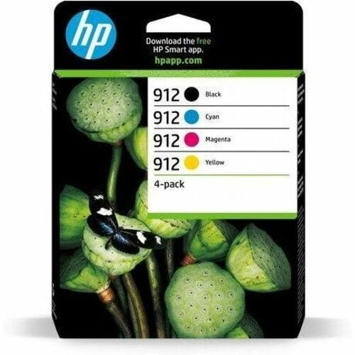 HP 912 Original Inkjet Ink Cartridge - CMYK - 4 / Pack - Inkjet - 4 / Pack