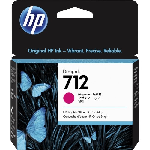 HP 712 Original Inkjet Ink Cartridge - Magenta - 1 Pack - Inkjet - 1 Pack
