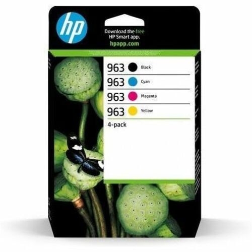 Cartouche jet d'encre D'origine HP 963 Jet d'encre - CMYK - 4 / Paquet - Jet d'encre - 4 / Paquet