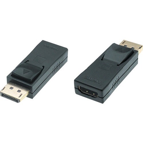 M-CAB AV-Adapter - 1 x DisplayPort DisplayPort 1.2 Digital Audio/Video Male - Schwarz