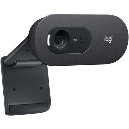 Logitech C505e Webcam - 30 fps - USB - 1280 x 720 Video - Fixed Focus - 60° Angle - Widescreen - Microphone - Notebook, Mo