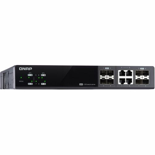 QNAP QSW M804-4C 4 Ports Manageable Ethernet Switch - Gigabit Ethernet, 2.5 Gigabit Ethernet, 5 Gigabit Ethernet, 10 Gigab