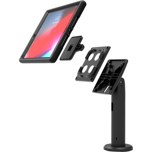 Compulocks Universal Tablet Magnetic Counter Stand with Cable Lock Black - Universal Mounting Options, Snap on\off for Ful