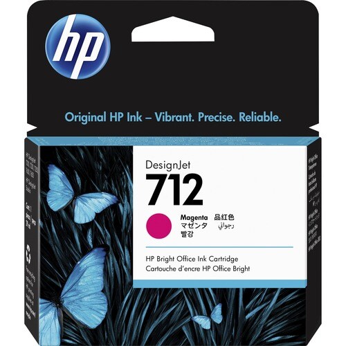 HP 712 Original Jato de tinta Tinteiro - Magenta - 1 Pack - Jato de tinta - 1 Pack