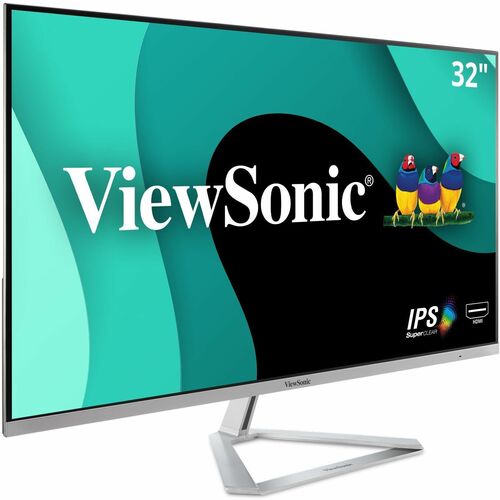 Monitor LED ViewSonic Entertainment VX3276-mhd 32"" (81.3cm) Class Full HD - 16:9 - Plata metálico - 31.5"" (80cm) Viewabl
