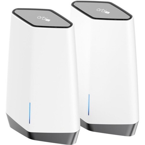 Netgear Orbi Pro SXK80 Wi-Fi 6 IEEE 802.11ax Ethernet Wireless Router - Tri Band - 2.40 GHz ISM Band - 5 GHz UNII Band - 8