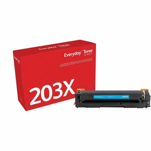 Xerox Everyday High Yield Laser Toner Cartridge 203X - Cyan - 1 / Pack - 2500 Pages