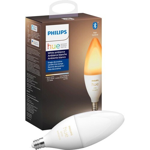 Philips Single bulb E12 - 6 W - 120 V AC - 450 lm - B39 Size - White Ambiance, Warm White, Cool Daylight Light Color - E12