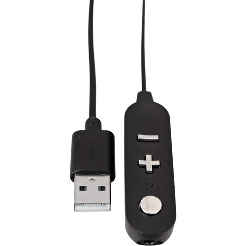 V7 CAUSB-A 95 cm Mini-phone/USB Audio Cable - Cable for Audio Device, Headset, Headphone, Microphone, PC - First End: 1 x 