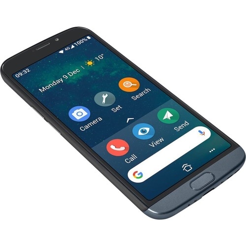 Doro 8050 16 GB Smartphone - 13.8 cm (5.5") 1440 x 720 - Android 9.0 Pie - 4G - Grey - Bar - Qualcomm QM215 SoC - SIM-free