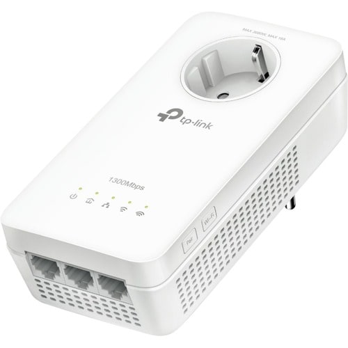 TP-Link TL-WPA8631P Powerline Netzwerkadapter - 1 - 3 x Netzwerk (RJ-45) - 1300 Mbit/s Stromleitung - 300 m Reichweite unt