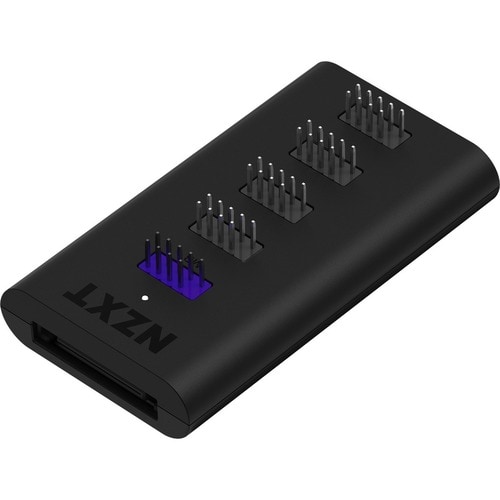 NZXT AC-IUSBH-M3 USB Hub - USB 2.0 - Matte Black - 4 Total USB Port(s) - 4 USB 2.0 Port(s)1 SATA Port(s) - PC