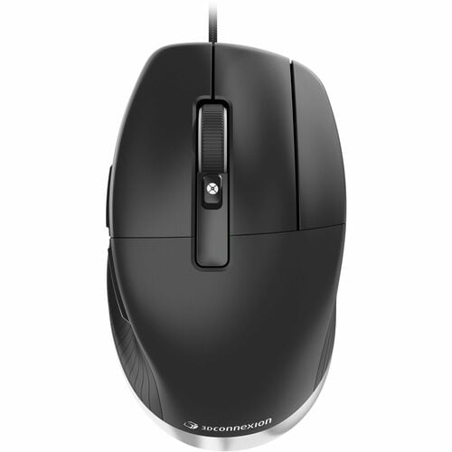 3Dconnexion CadMouse Pro - Full-size Mouse - Optical - Cable - Black - USB - 7200 dpi - Scroll Wheel - 7 Button(s) - 5 Pro