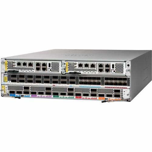 Cisco ASR 9000 ASR 9903 Router Chassis - 36 Ports - Management Port - 36 QSFP28 Slots, SFP+ Slots - 32 GB - 100 Gigabit Et