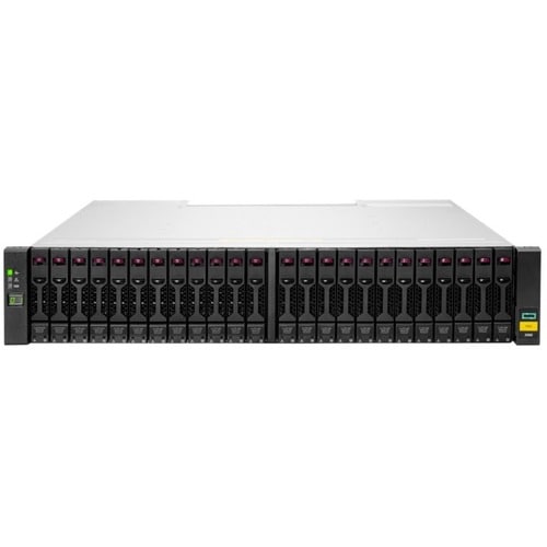 HPE MSA 2062 10GbE iSCSI SFF Storage - 24 x HDD Supported - 0 x HDD Installed - 24 x SSD Supported - 2 x SSD Installed - 3