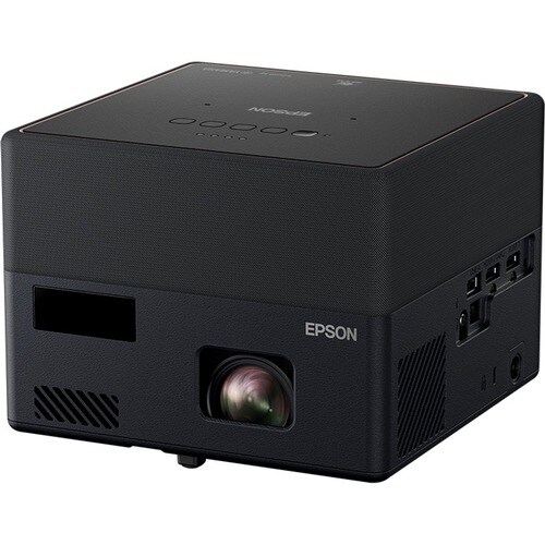 Epson EpiqVision Mini EF12 3LCD Projector - 16:9 - Black - 1920 x 1080 - Front, Ceiling, Rear - 20000 Hour Normal Mode - F