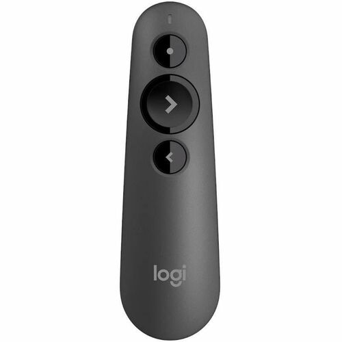 Logitech R500 Apontador de apresentação - Bluetooth/Radiofrequência - USB - 3 Taste(n) - Grafite - Sem fios - 2,40 GHz