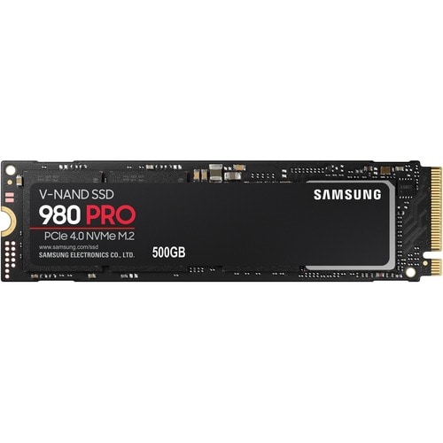 Samsung 980 PRO MZ-V8P500BW 500 GB Solid State Drive - M.2 2280 Internal - PCI Express NVMe (PCI Express NVMe 4.0 x4) - De